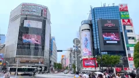 【ヘブバン】渋谷駅前の大型ビジョンをヘブバンがジャック！？うおおおおSUGEEEEE！！【ヘブンバーンズレッド】